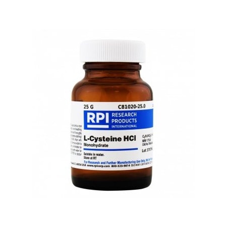 RPI L-Cysteine HCl, 25 G C81020-25.0